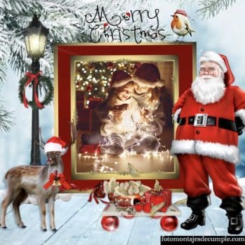 Fotomontajes de Navidad para el estado de WhatsApp