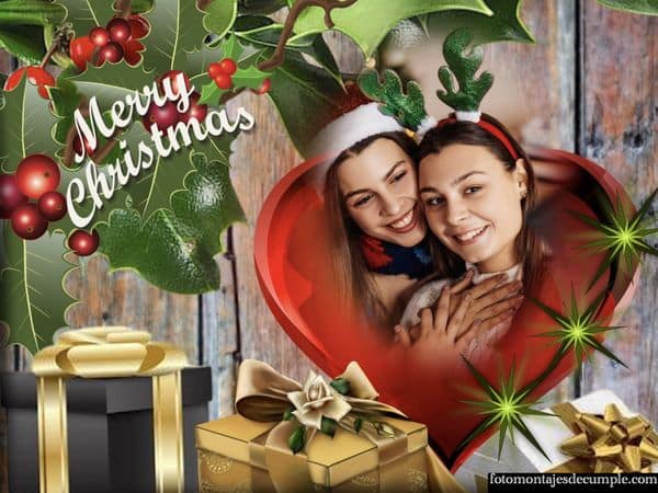 Fotomontajes Marcos de navidad gratis