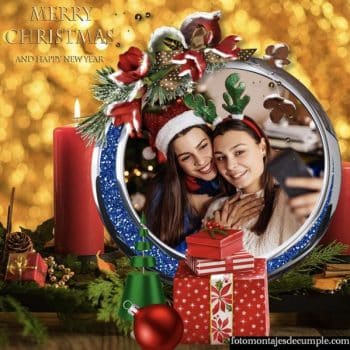 Fotomontajes Marcos de navidad gratis