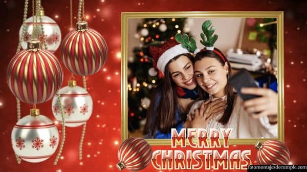 Fotomontajes Marcos de navidad gratis
