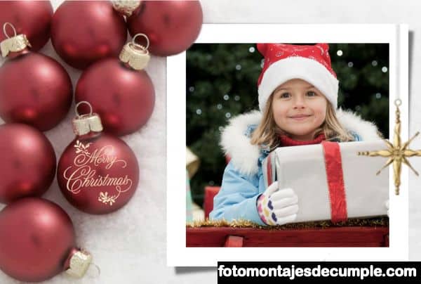 Editar fotos con fotmontajes de navidad