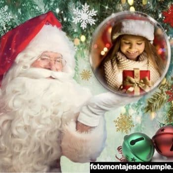 Fotomontajes de navidad para poner mi foto con Santa
