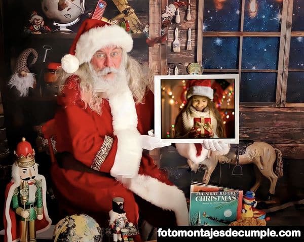 Fotomontajes de navidad para poner mi foto con Santa
