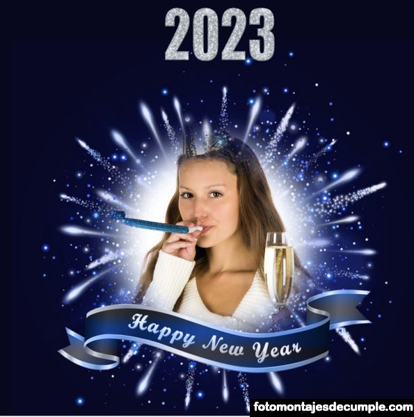 Fotomontajes de Feliz Año Nuevo 2023