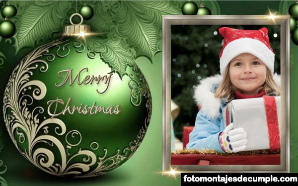 Fotomontajes navideños para decorar fotos