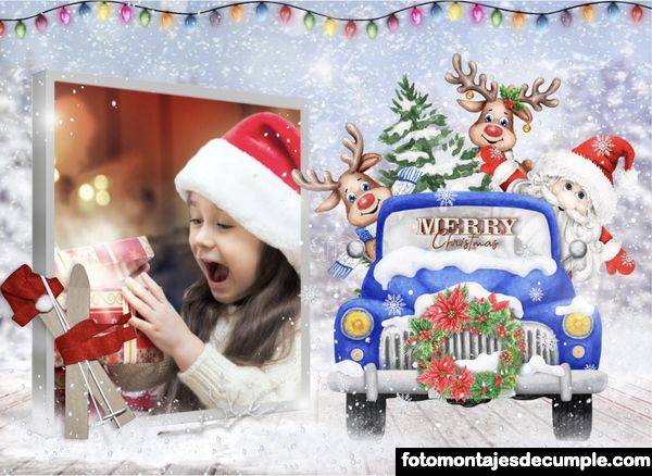 Fotomontajes de navidad infantiles para niÃ±os