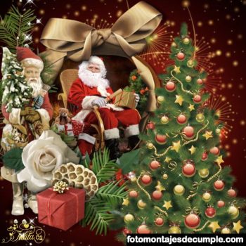 Fotomontajes navideños gratis para editar fotos