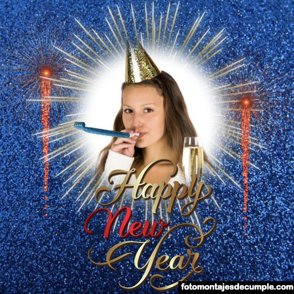 Fotomontajes de Año Nuevo gratis online