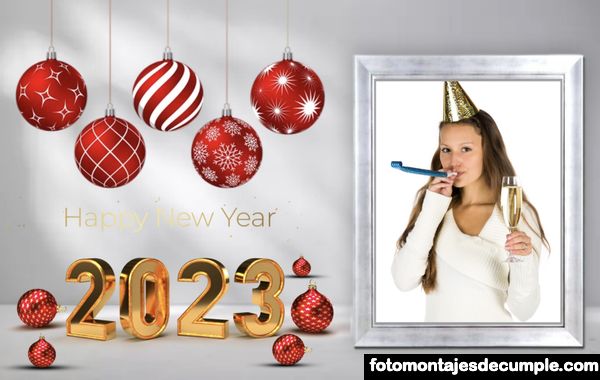 Fotomontajes Marcos de fotos año nuevo 2023