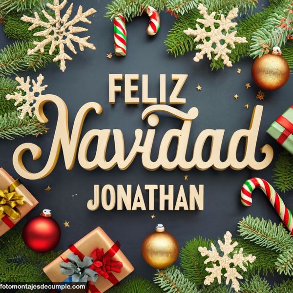 Imagenes de feliz navidad Jonathan