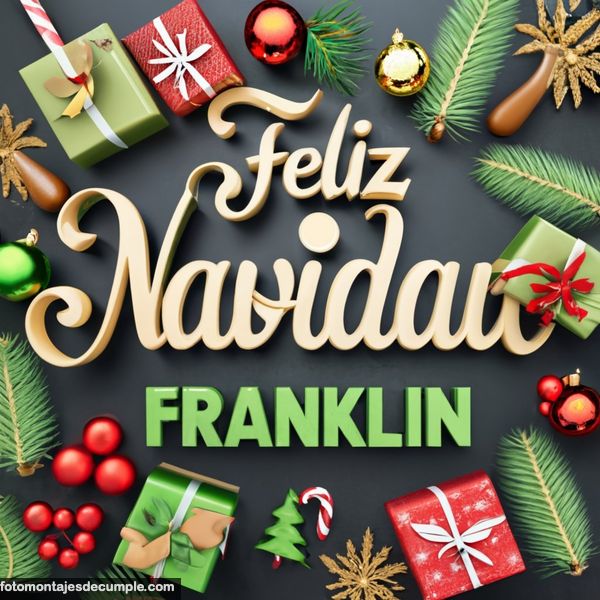 Imagenes de feliz navidad Franklin