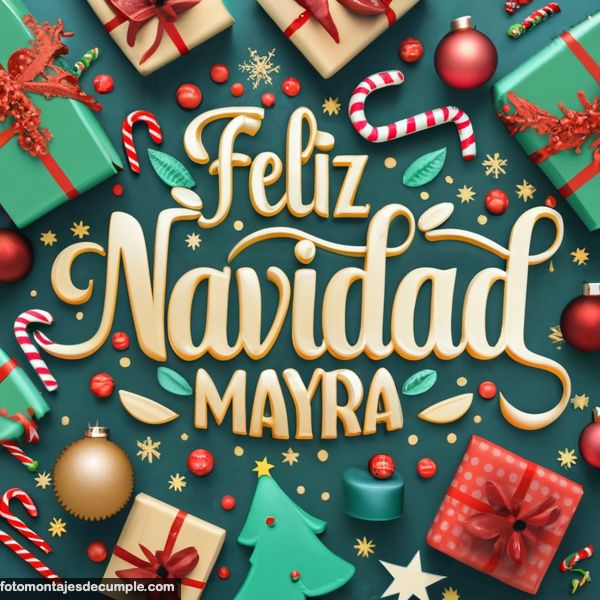 Imagenes de feliz navidad Mayra