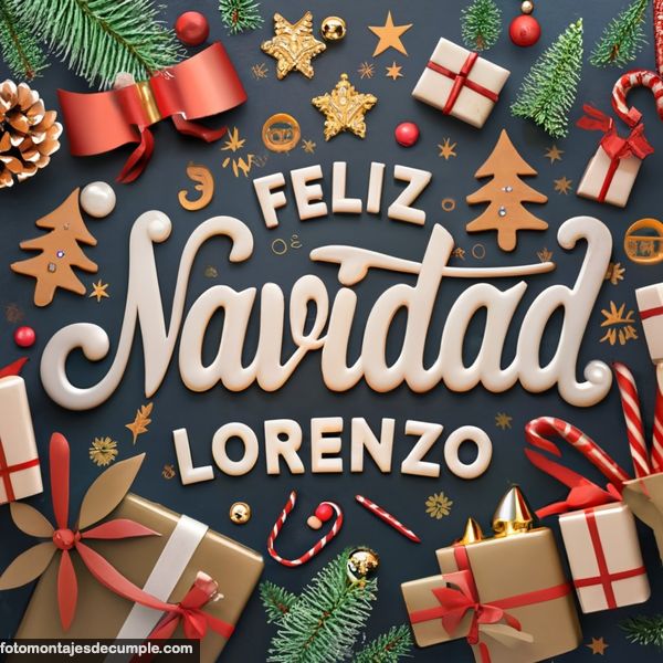 Imagenes de feliz navidad Lorenzo