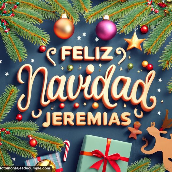 Imagenes de feliz navidad Jeremias