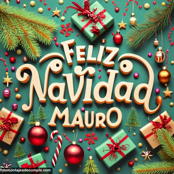 Imagenes de feliz navidad Mauro