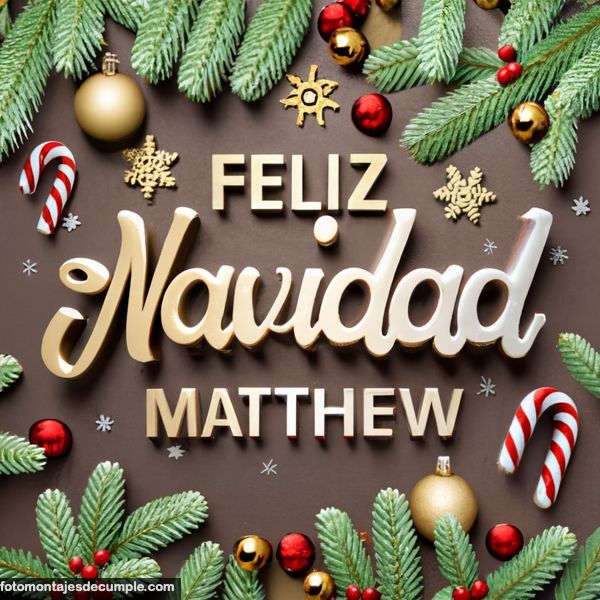 Imagenes de feliz navidad Matthew