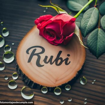 imagenes con nombres rubi