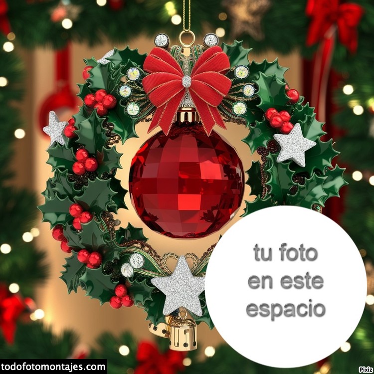 fotomontajes de navidad para editar gratis