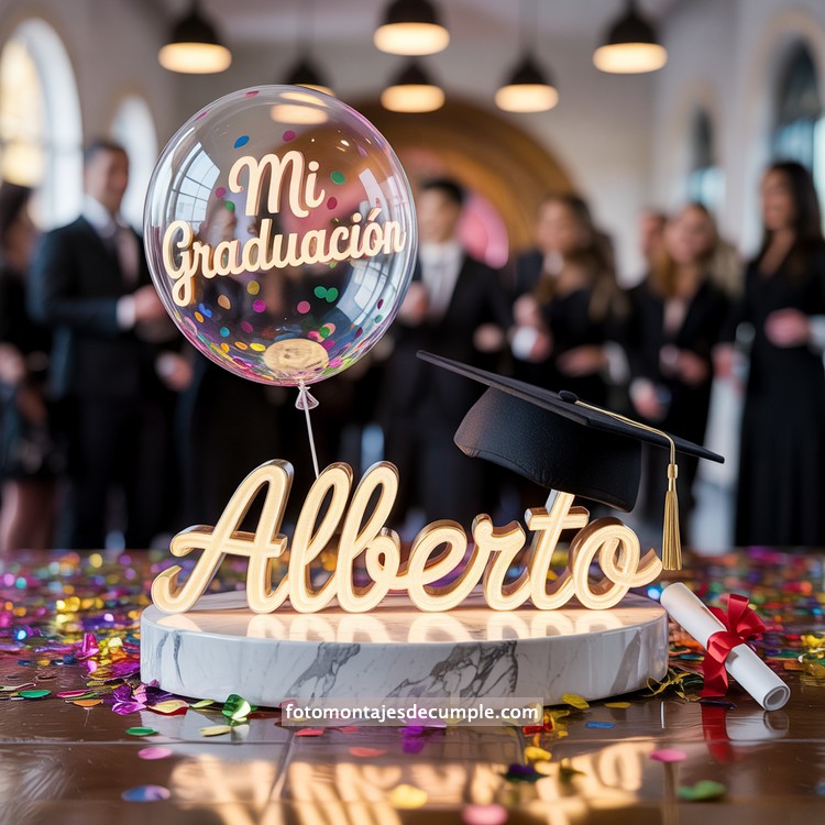 nombres personalizados gratis para graduacion