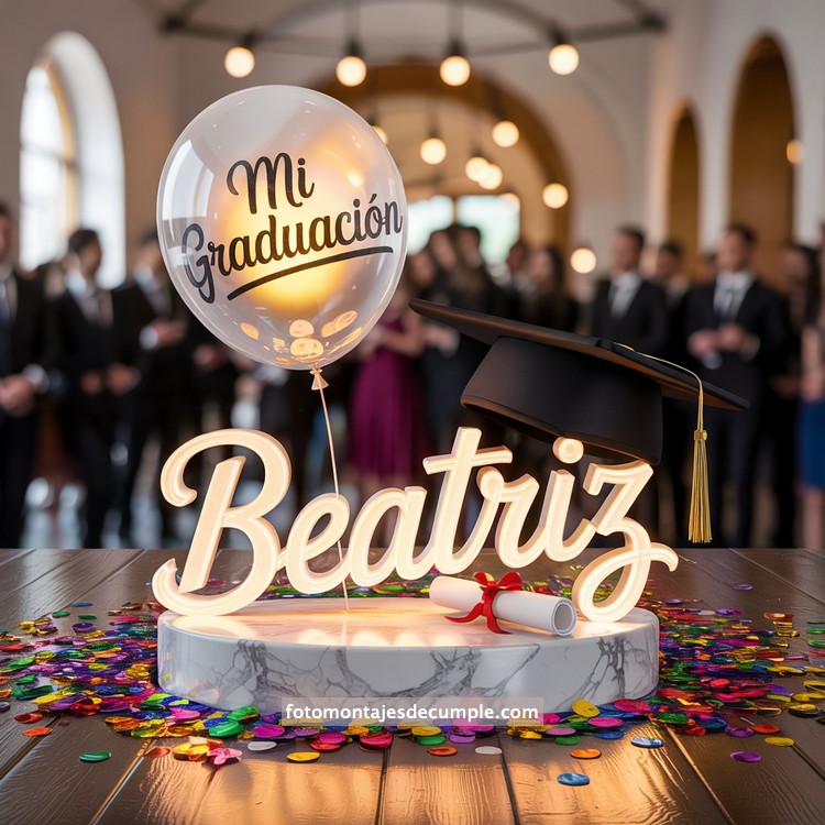 nombres personalizados gratis para graduacion