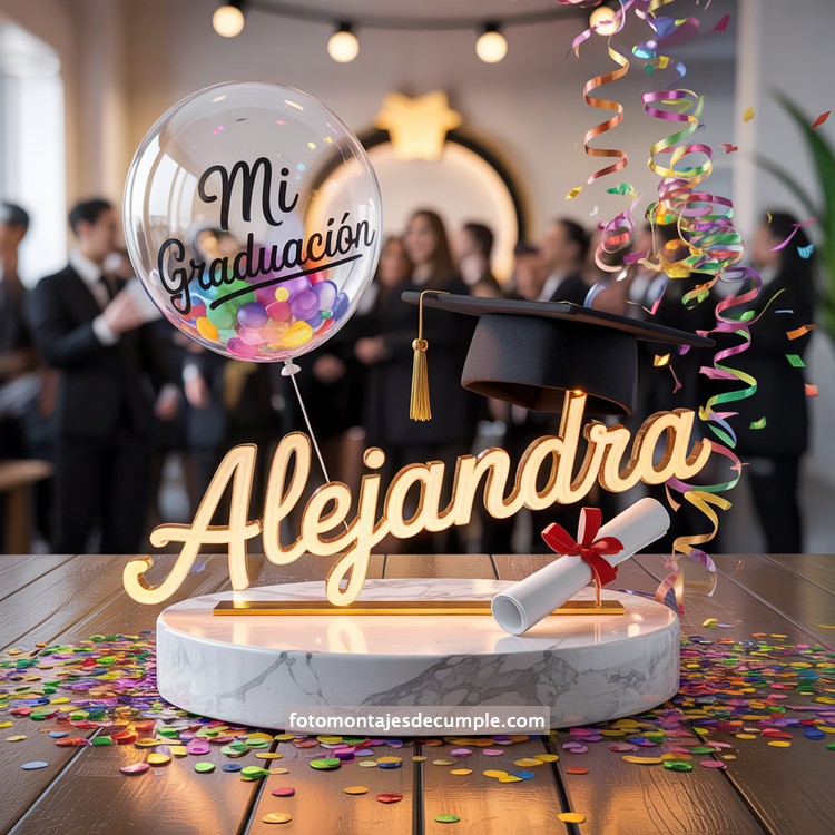 nombres personalizados gratis para graduacion