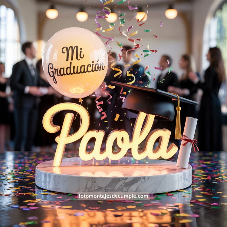 nombres personalizados gratis para graduacion