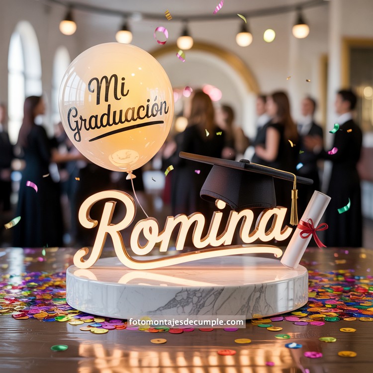 nombres personalizados gratis para graduacion