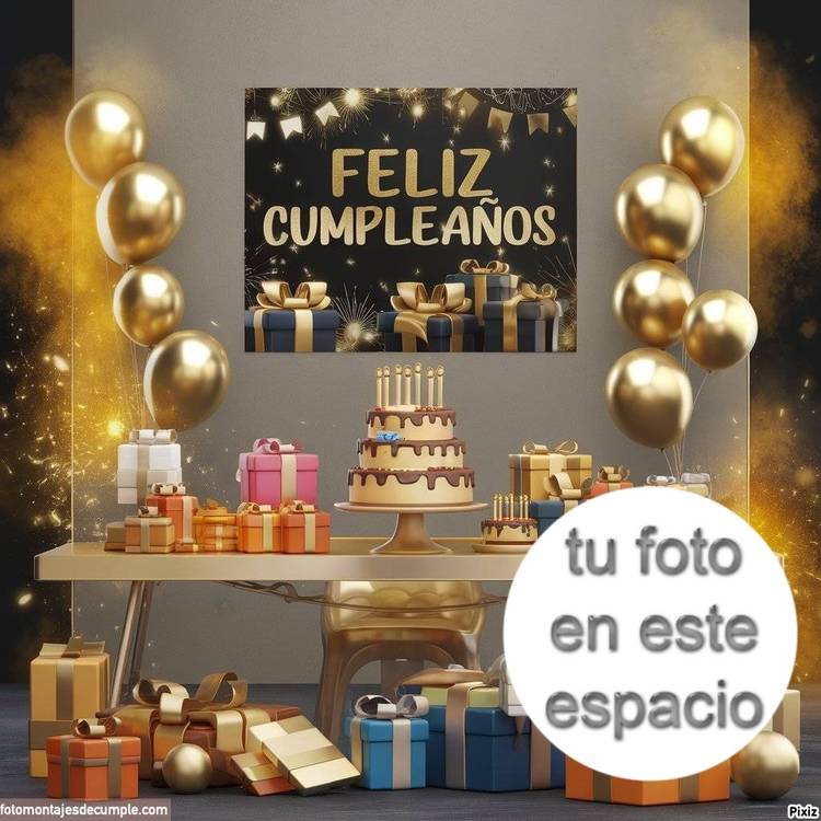 marcos de fotos de cumpleaños online gratis