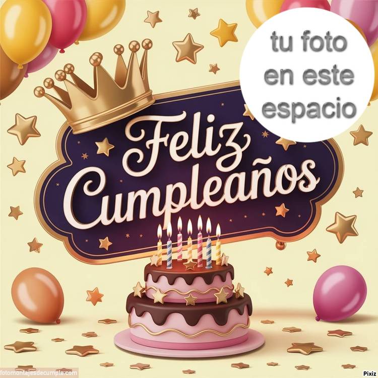 marcos de fotos de cumpleaños online gratis