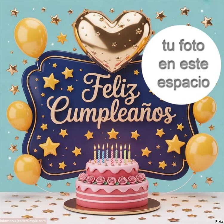 marcos de fotos de cumpleaños online gratis