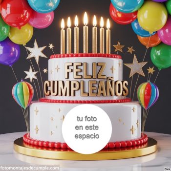 marco de fotos gratis cumpleaños