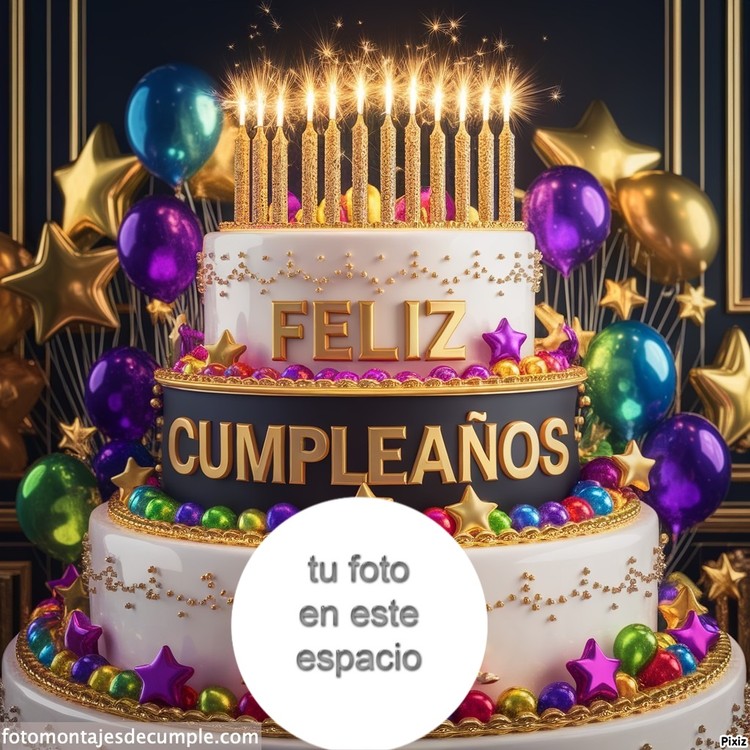 marco de fotos gratis cumpleaños