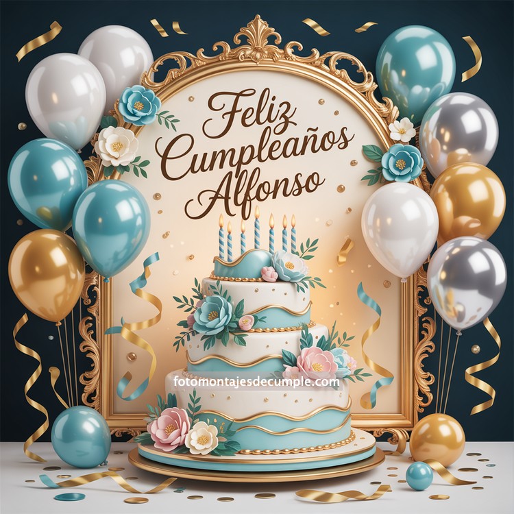 Nombres de hombre feliz cumpleaños en celeste 90 nombres hombre con pastel de cumpleaños y globos