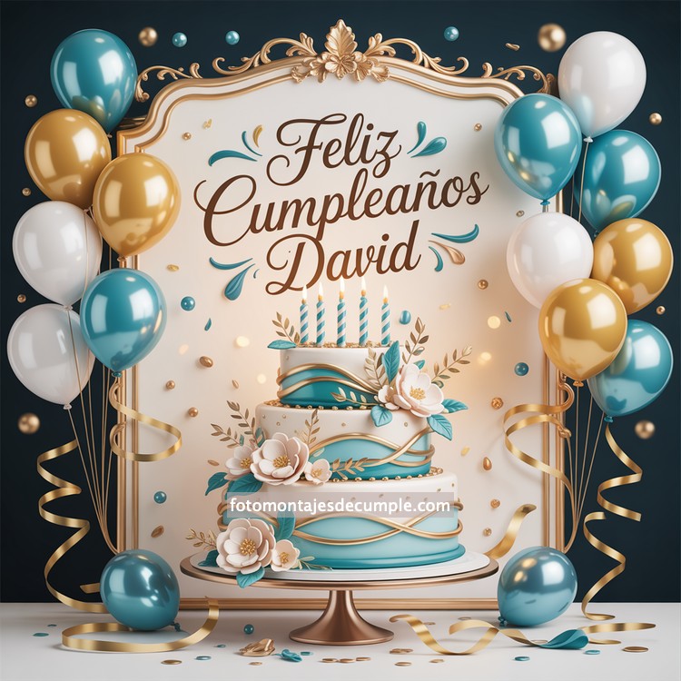 Nombres de hombre feliz cumpleaños en celeste 89 nombres hombre con pastel de cumpleaños y globos