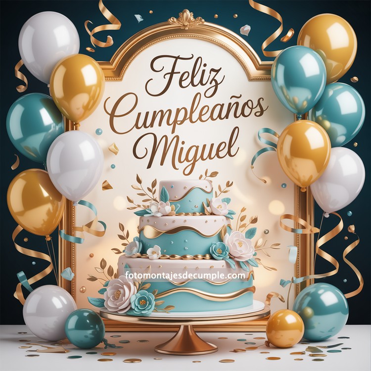 Nombres de hombre feliz cumpleaños en celeste 85 nombres hombre con pastel de cumpleaños y globos