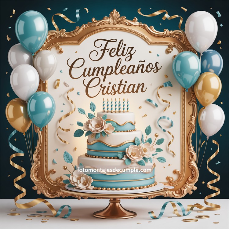 Nombres de hombre feliz cumpleaños en celeste 82 nombres hombre con pastel de cumpleaños y globos