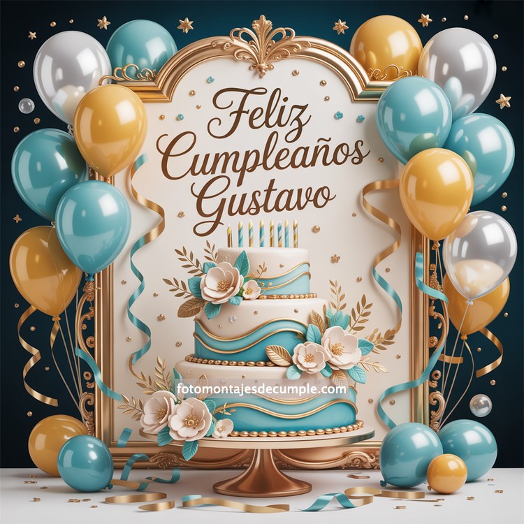 Nombres de hombre feliz cumpleaños en celeste 76 nombres hombre con pastel de cumpleaños y globos