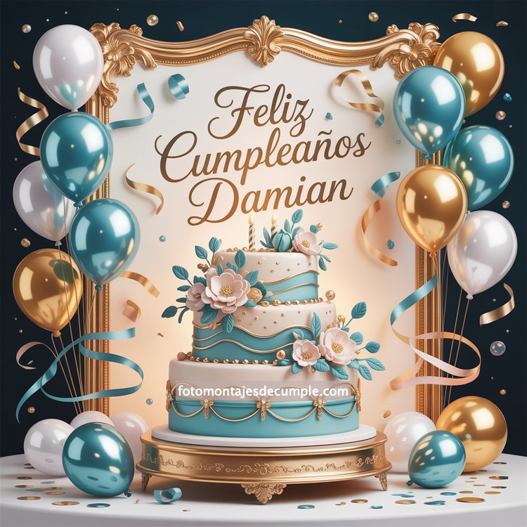 Nombres de hombre feliz cumpleaños en celeste 56 nombres hombre con pastel de cumpleaños y globos