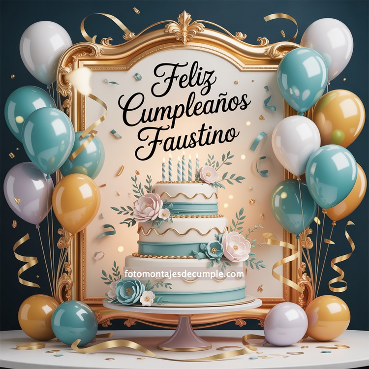 Nombres de hombre feliz cumpleaños en celeste 53 nombres hombre con pastel de cumpleaños y globos