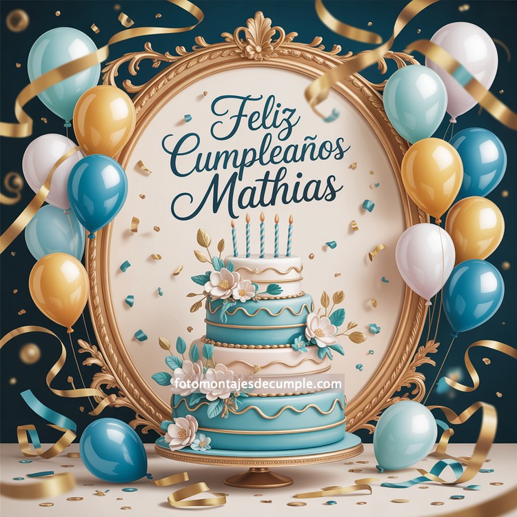 Nombres de hombre feliz cumpleaños en celeste 52 nombres hombre con pastel de cumpleaños y globos