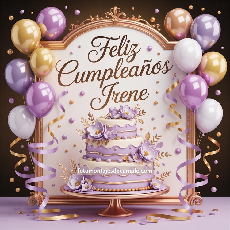 Nombres de mujer feliz cumpleaños en lila 86 nombres hombre con pastel de cumpleaños y globos