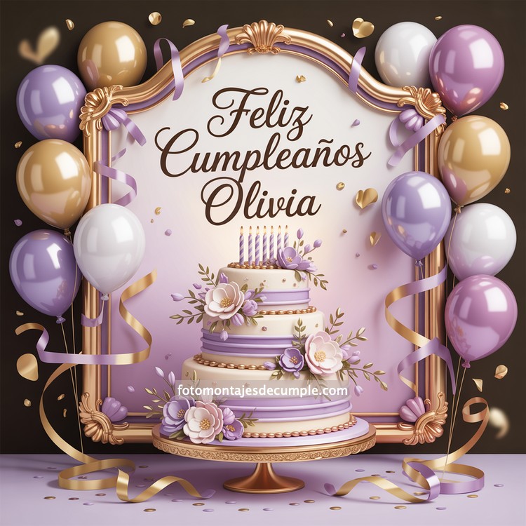 Nombres de mujer feliz cumpleaños en lila 84 nombres hombre con pastel de cumpleaños y globos