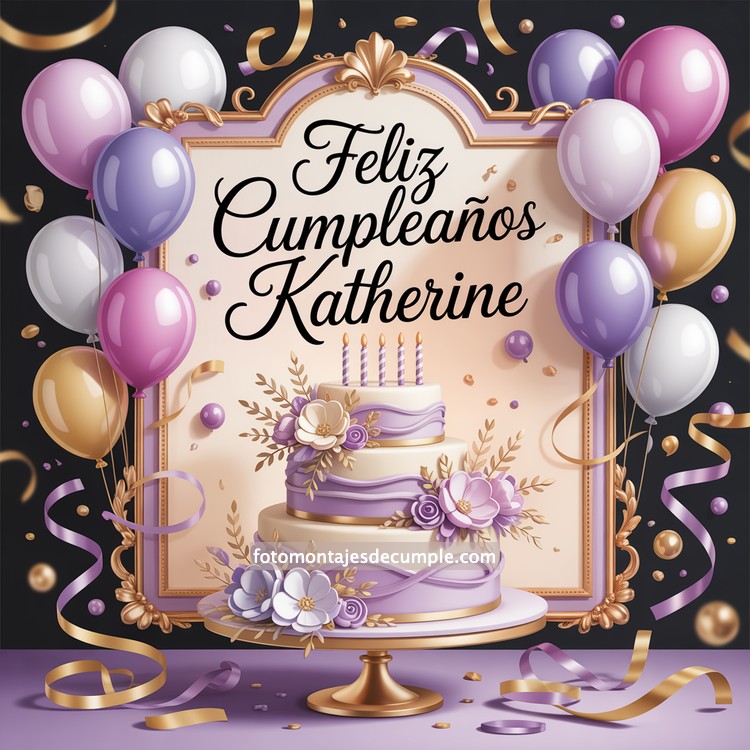 Nombres de mujer feliz cumpleaños en lila 83 nombres hombre con pastel de cumpleaños y globos