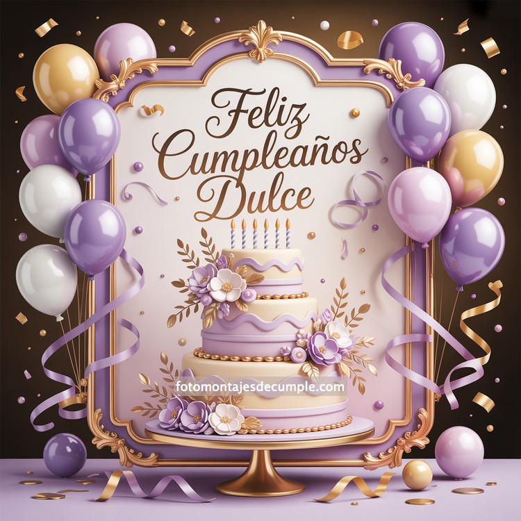 Nombres de mujer feliz cumpleaños en lila 82 nombres hombre con pastel de cumpleaños y globos