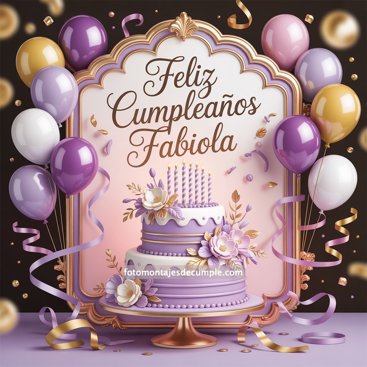 Nombres de mujer feliz cumpleaños en lila 73 nombres hombre con pastel de cumpleaños y globos