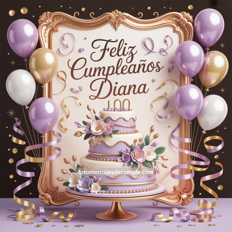 Nombres de mujer feliz cumpleaños en lila 66 nombres hombre con pastel de cumpleaños y globos