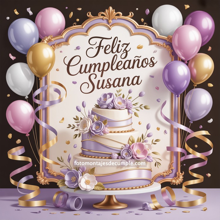 Nombres de mujer feliz cumpleaños en lila 65 nombres hombre con pastel de cumpleaños y globos