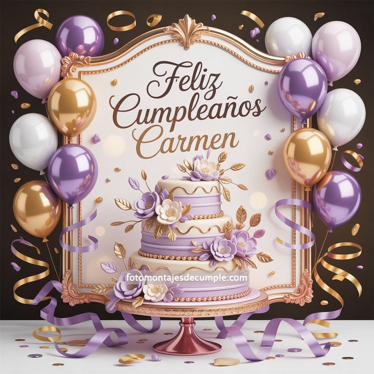 Nombres de mujer feliz cumpleaños en lila 64 nombres hombre con pastel de cumpleaños y globos