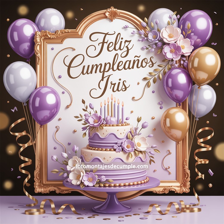 Nombres de mujer feliz cumpleaños en lila 63 nombres hombre con pastel de cumpleaños y globos