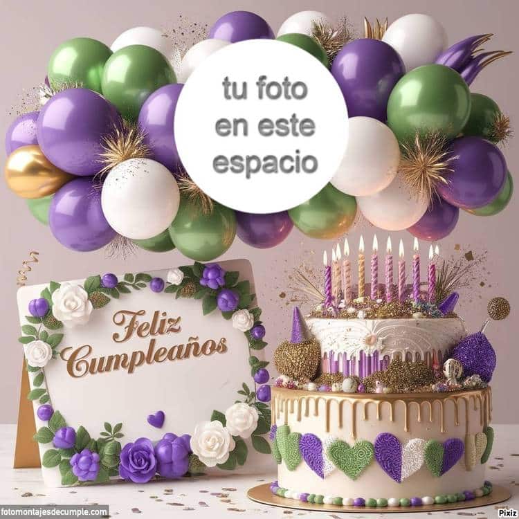 5 marcos de cumpleaños GRATIS para tu foto 7 marcos de cumpleaños para colocar mi foto